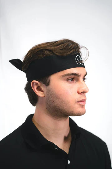 Bandana Deuce Clay Negra Antibacterial Unisex para Pádel