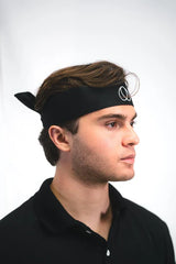 Bandana Deuce Clay Negra Antibacterial Unisex para Pádel