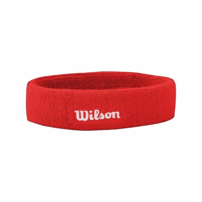 accesorio deportivo wilson rojo absorbente para controlar el sudor en pista