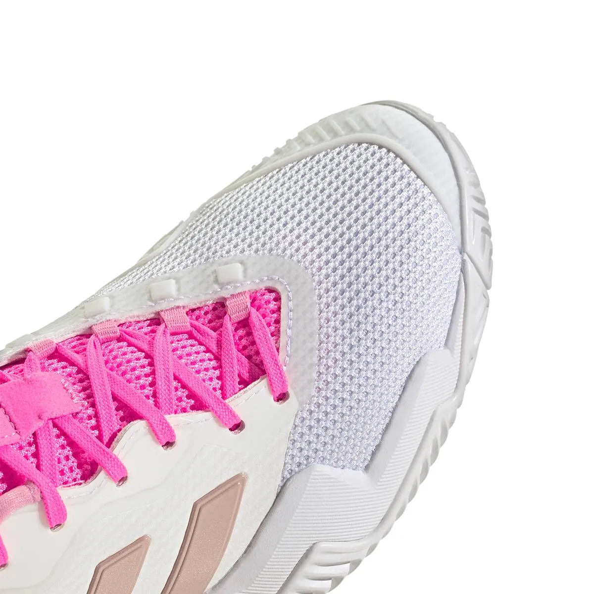 adidas barricade 13 con malla transpirable y refuerzos tpu en rosa