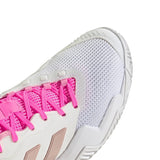 adidas barricade 13 con malla transpirable y refuerzos tpu en rosa