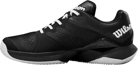 zapatillas wilson pádel bela tour negras con suela circular 360 grados