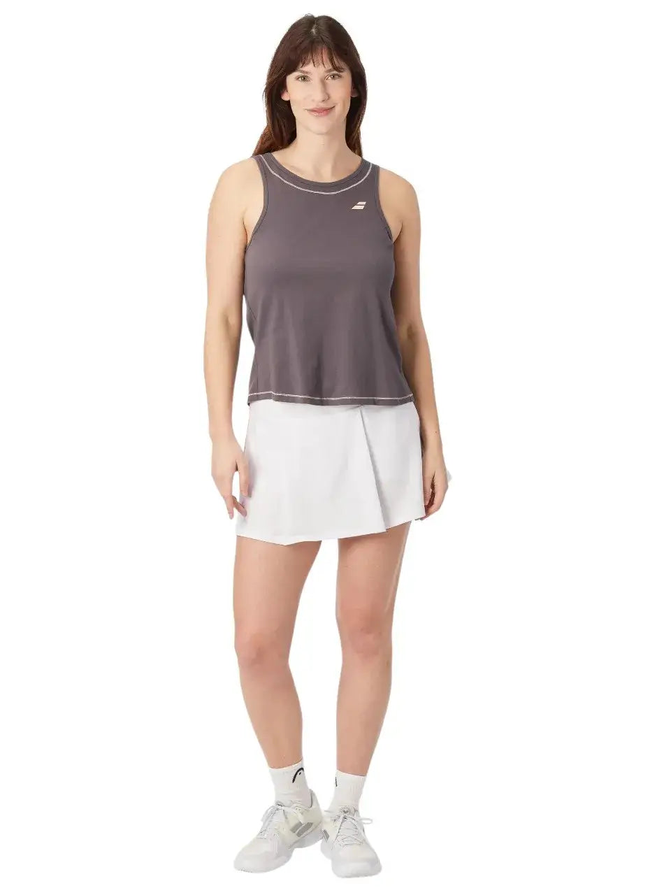 blusa deportiva sin mangas babolat para mujer con estilo deportivo