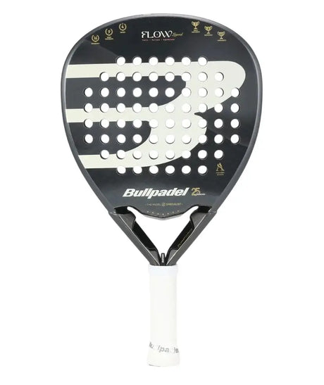 pala bullpadel flow legend negra dorada forma diamante para jugadoras avanzadas