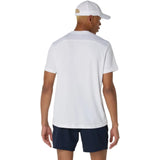 Playera Asics Court SS Top Blanco para Pádel