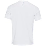 Playera Head Padel Tech Blanca con Verde para Pádel