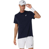 Playera Asics Court SS Top Azul para Pádel