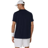 Playera Asics Court SS Top Azul para Pádel