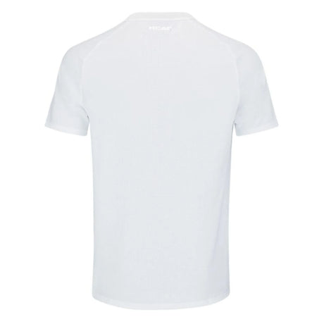 Playera Head Performance Blanca con Estampado para Pádel