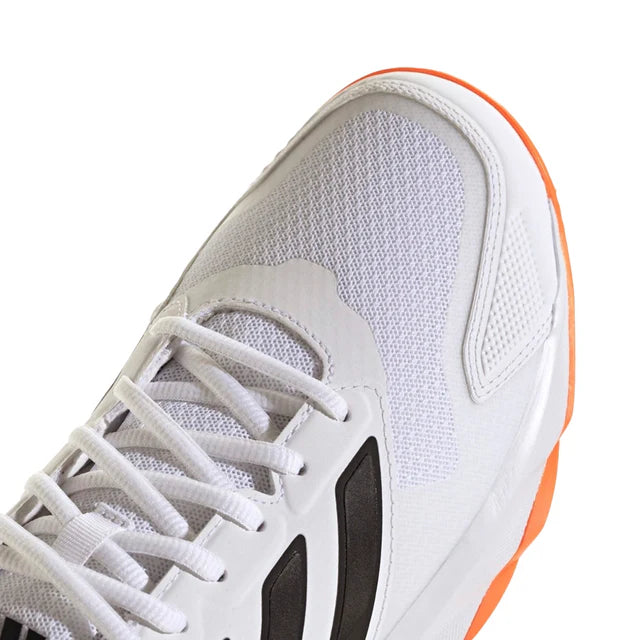 Tenis adidas CourtJam Control 3 Clay Blanco Naranja para Pádel