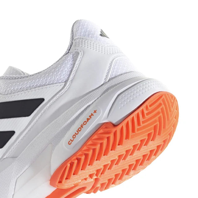 Tenis adidas CourtJam Control 3 Clay Blanco Naranja para Pádel