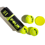 pelotas four padel x24 presión constante y rebote uniforme