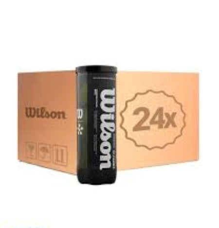 caja con botes de pelotas wilson premier padel para uso continuo