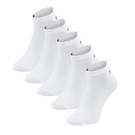 pack de 5 calcetas head mini tin blancas unisex para jugar pádel