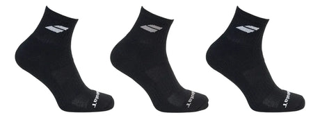 calcetas deportivas negras babolat quarter ideales para pádel