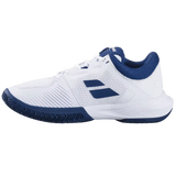 babolat sfx 4 clay tenis hombre blanco azul marino para juego en arcilla