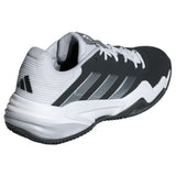 zapatos adidas courtjam negros con acentos plateados para padel