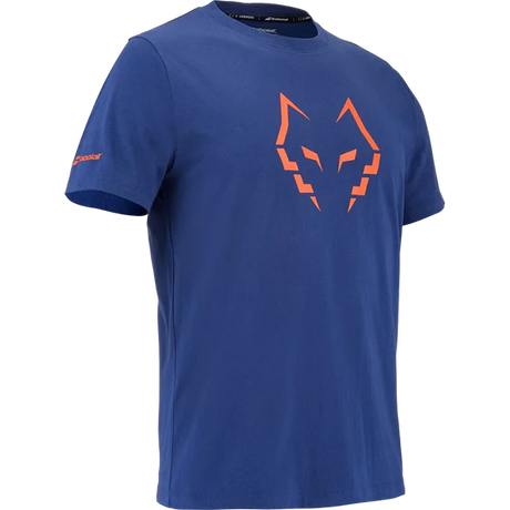 Playera Babolat Juan Lebrón Cotton Tee Azul para Pádel