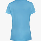 camiseta babolat azul mujer transpirable ideal para deportes de raqueta