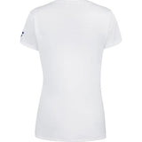 camiseta babolat blanca mujer ligera y transpirable para pádel y tenis