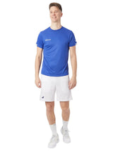 camiseta azul babolat hombre con diseño versátil ideal para entrenamientos