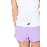 camiseta deportiva sin mangas babolat blanca para jugar padel o tenis