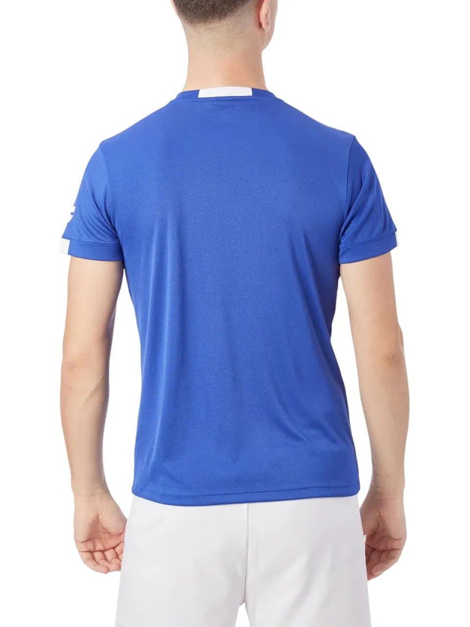 babolat crew neck tee azul hombre hecha con poliéster 100% reciclado