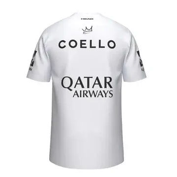 Camiseta Head Blanca Arturo Coello Edición Especial para Pádel