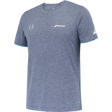 playera deportiva babolat lebrón gris con tecnología fiberdry