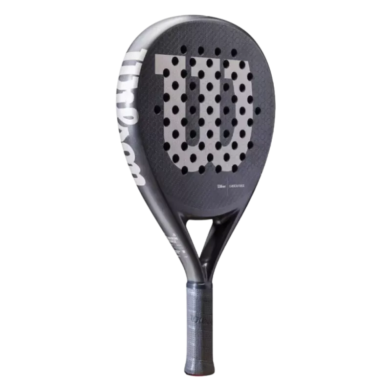 pala de padel wilson carbon force lt con núcleo EVA suave y amplio punto dulce