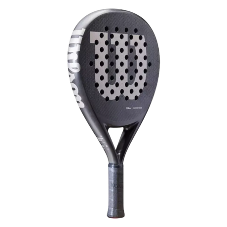 pala de padel wilson carbon force lt con núcleo EVA suave y amplio punto dulce