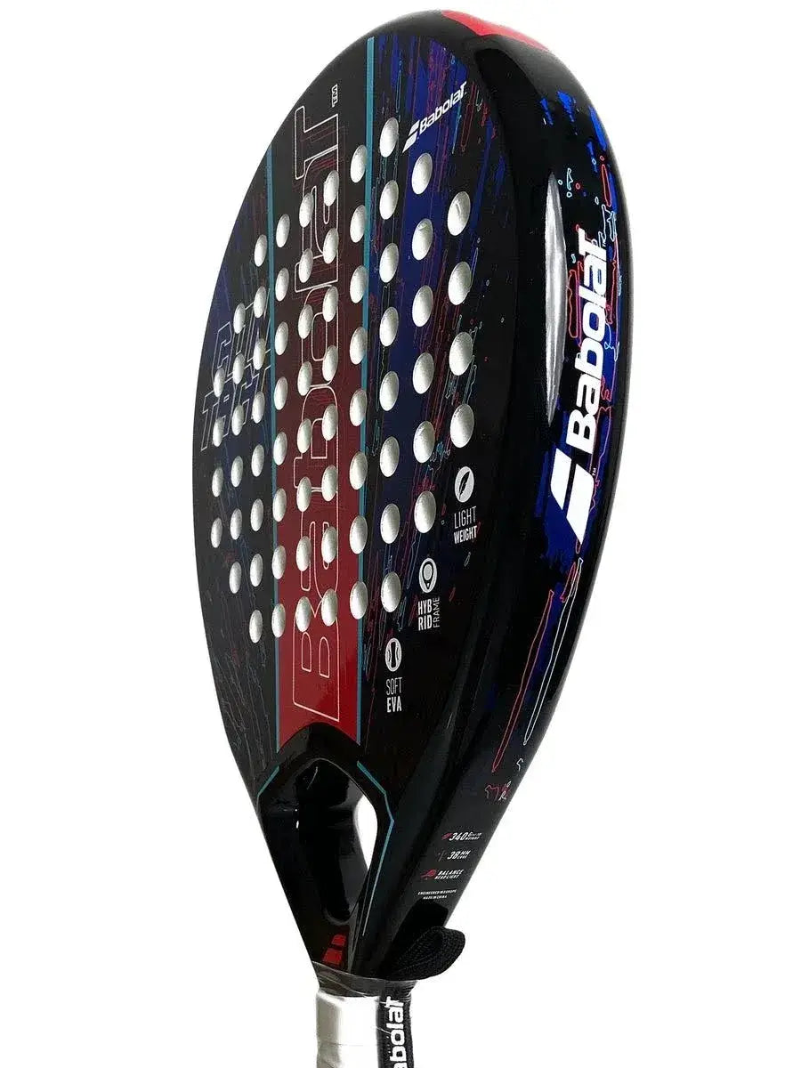 babolat contact con tecnología hybrid frame y peso reducido para iniciación