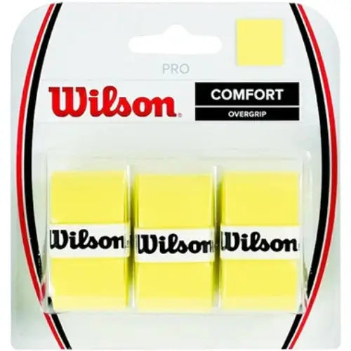 sobregrips wilson pro x3 amarillos para control y comodidad en tenis