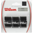 pack wilson pro sensation negro x3 de 0.4 mm para mayor sensibilidad
