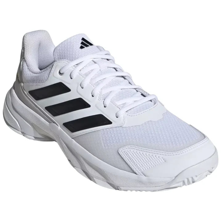 Calzado adidas padel hombre courtjam control 3 color blanco con tecnologia climacool y suela duradera