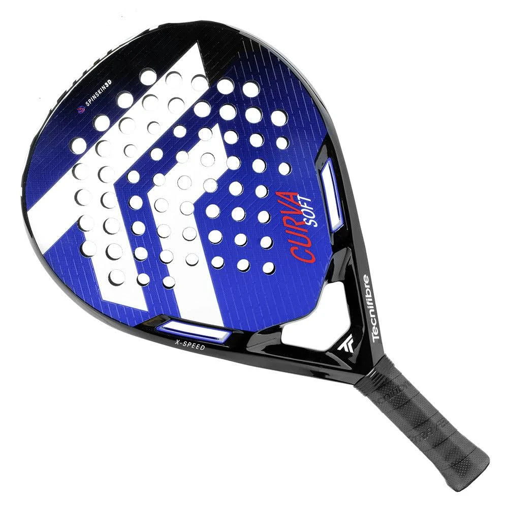 pala padel tecnifibre curva soft para control táctil y peso ligero