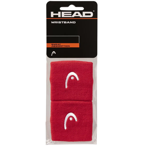 Muñequera Head 2.5'' Roja para Pádel