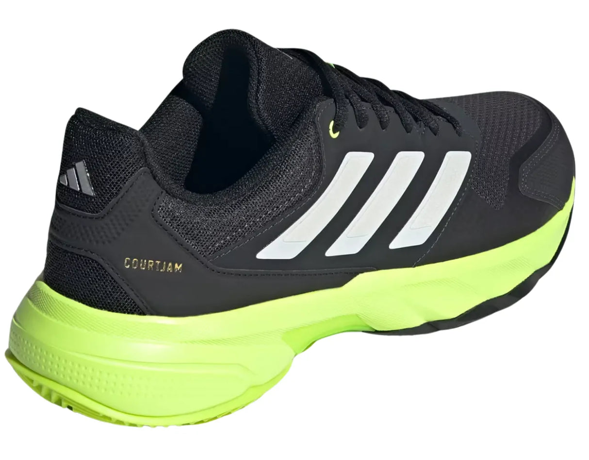 Tenis Adidas CourtJam Control 3 Clay Negro Fosfo para Pádel Hombre