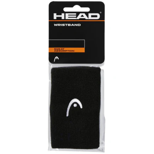 Muñequera Head 5'' Negra para Pádel
