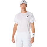 Playera Asics Match Actibreeze Manga Corta Blanca para Pádel