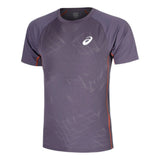 Playera Asics Match Actibreeze Manga Corta Púrpura Grisáceo para Pádel