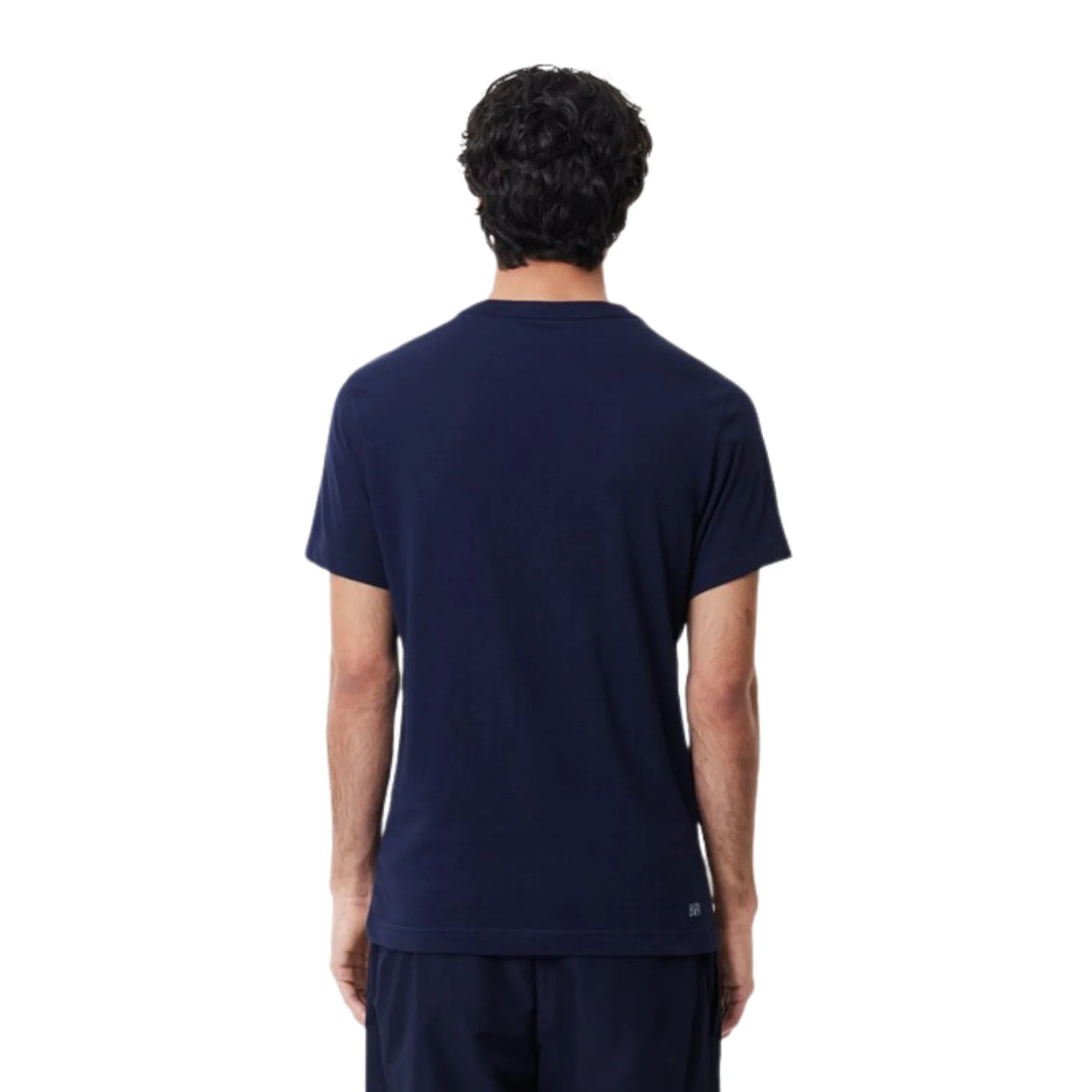 Playera Lacoste Ultra-Dry Logo XXL Azul para Pádel