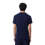 Playera Lacoste Ultra-Dry Logo XXL Azul para Pádel