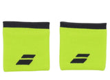 Muñequera Babolat Logo Gris/Aero para Pádel