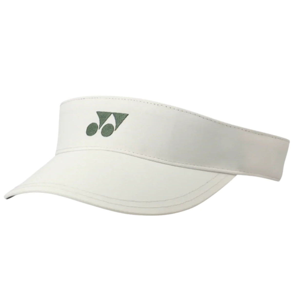 Visera Yonex Blanca con Logo Verde para Pádel
