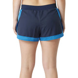 Short Asics Match 2-in-1 Mujer Azul Marino/Azul para Pádel