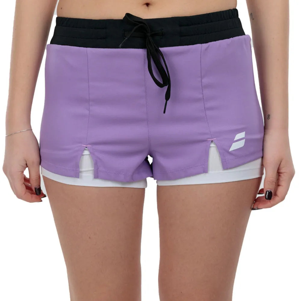 Short Babolat Padel Violeta para Pádel Mujer