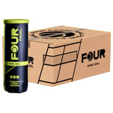 Caja de Pelotas Four Padel Endurance X3 para Pádel (24 Botes)