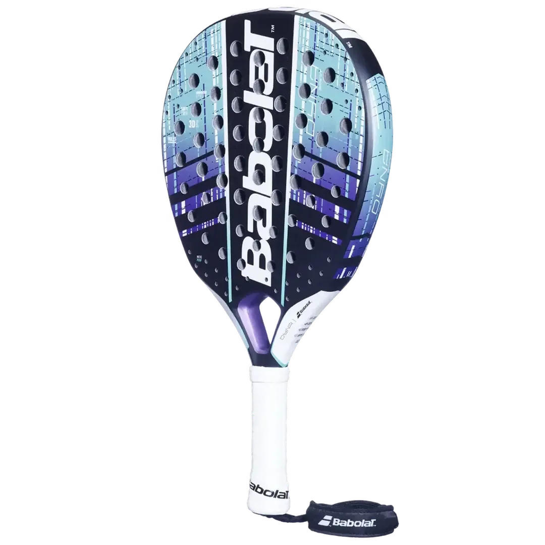 pala pádel babolat dyna spirit forma lágrima con gran maniobrabilidad y confort