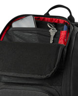 compartimento principal amplio de mochila wilson roja para pádel